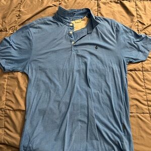 Volcom Men's Blue Polo Shirt